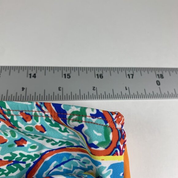 Lauren Ralph Lauren Printed Hipster Bikini Bottom Women 14 Multi Amara Patchwork - Picture 4 of 7
